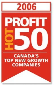 2006 PROFIT Hot 50 award badge